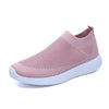 Women Sneakers Female Knitted Vulcanized Shoes Casual Slip On Ladies Flat Shoe Mesh Trainers Soft Walking Footwear Zapatos Mujer