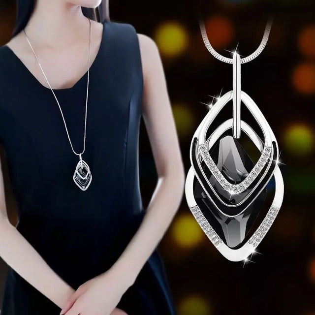 Long Necklaces & Pendants for Women Maxi Collier Femme Geometric Chain Fashion Necklace Statement Colar Accessories Jewelry 2019