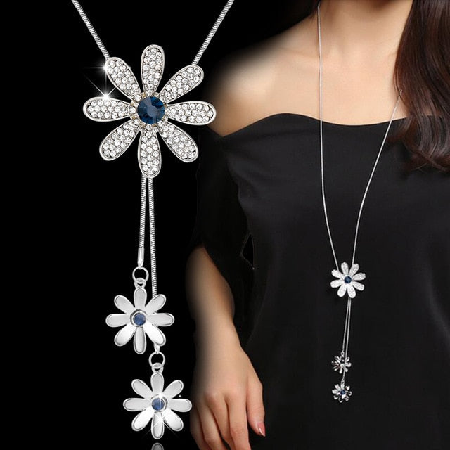 Long Necklaces & Pendants for Women Maxi Collier Femme Geometric Chain Fashion Necklace Statement Colar Accessories Jewelry 2019