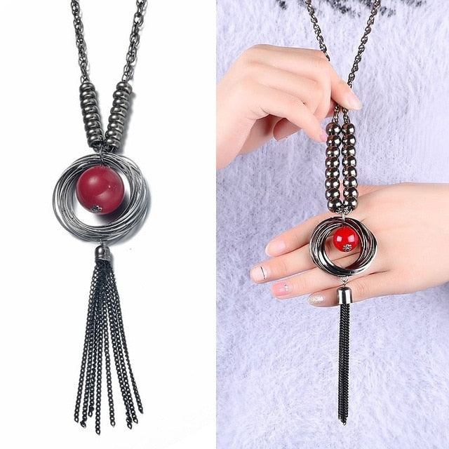 Long Necklaces & Pendants for Women Maxi Collier Femme Geometric Chain Fashion Necklace Statement Colar Accessories Jewelry 2019