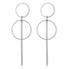 Fashion Statement Earrings 2019 Big Geometric Round Earrings For Women Hanging Dangle Earrings Drop Earing Modern Female Jewelry