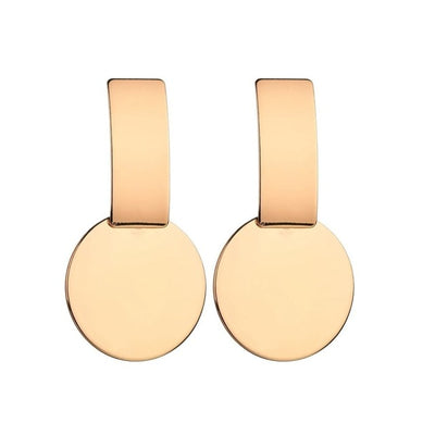 Fashion Statement Earrings 2019 Big Geometric Round Earrings For Women Hanging Dangle Earrings Drop Earing Modern Female Jewelry