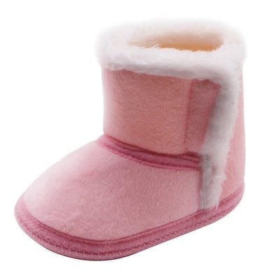 Newborn Baby Boots Winter First Walkers Tassel Baby Girls Shoes Fur Snow Super Warm Prewalkers Soft Sole No-slip Booties Booty