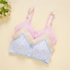 Young Girls Training Bra Cotton Hasp Wireless Young Girl Full Cup Bra Undergarments Bras For Kids