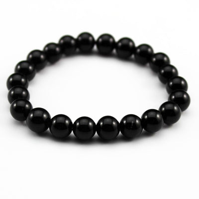 Nature Beaded Bracelet Men 8mm Natural Stone Lava Rock Tiger Eye Black Onyx Matte Healing Beads Stretch Charm Yoga Women Jewelry