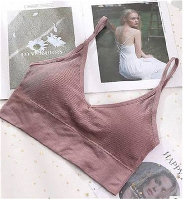 New Sexy wrapped chest seamless U back strap stereotypes gathered bra back underwear bralette bras for women soutien gorge femme