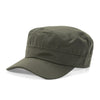 Adjustable Classic Plain Cap Vintage Army Military Cadet Style Cotton Hat