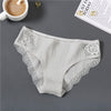 Cotton Panties Women Lace Briefs Soft Female Underwears Sexy Low-Rise Underpants Comfortable Lady Lingerie Big Size Panty M-2XL