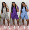 2020 Women Sets Summer Tracksuits Sportswear Fitness Short Sleeve T-Shirts+Shorts Suit Two Piece Set Sporty 2 Pcs Outfits