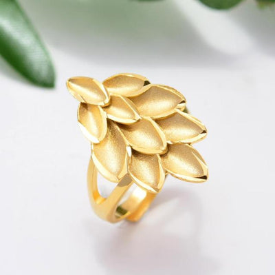 Ethiopian 6Style Wedding  Gold Color Rings For Women Scrub Ring Jewerly Arab/African /Middle East Projects Women's Girls gift