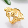 Ethiopian 6Style Wedding  Gold Color Rings For Women Scrub Ring Jewerly Arab/African /Middle East Projects Women's Girls gift