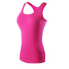 New Yoga Tops Women Sexy Gym Sportswear Vest Fitness tight woman clothing Sleeveless Running shirt Quick Dry White Yoga Tank Top