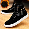 Ankle boots men snow boots winter  warm Lace-up men shoes 2020 new fashion flock plush winter boots men shoe plus size 39-47