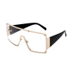 2020 New Square Sunglasses Women Fashion Oversized Metal Frame Vintage Glasses Men Shades Retro Gradient Colors Oculos UV400