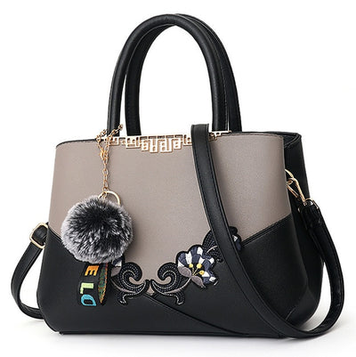 Embroidered Messenger Bags Women Leather Handbags Bags for Women 2020 Sac a Main Ladies Hand Bag Female bag new