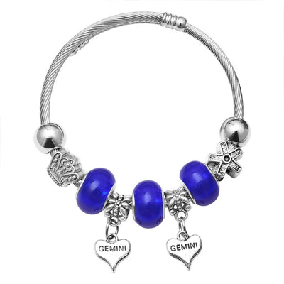 ZOSHI Pink Crystal Charm Silver Color Bracelets & Bangles for Women Murano Beads Silver Plated Bracelet Femme S925 Jewelry