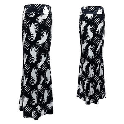 S-3xl Spring Elastic High-waist Long Pencil Skirt For Women 2020 Printed Pencil Maxi Skirt Faldas Largas Mujer Para Fiesta
