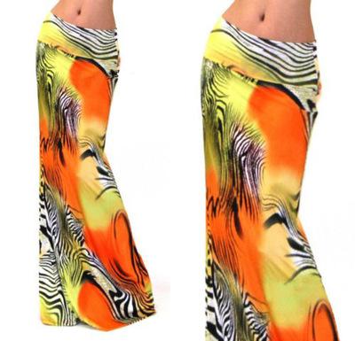 S-3xl Spring Elastic High-waist Long Pencil Skirt For Women 2020 Printed Pencil Maxi Skirt Faldas Largas Mujer Para Fiesta