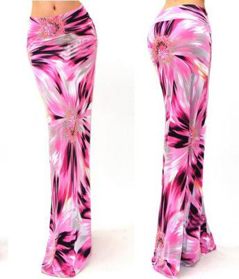 S-3xl Spring Elastic High-waist Long Pencil Skirt For Women 2020 Printed Pencil Maxi Skirt Faldas Largas Mujer Para Fiesta