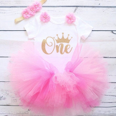 1 Year Baby Girl Clothes Unicorn Party tutu Girls Dress Newborn Baby Girls 1st Birthday Outfits Toddler Girls Boutique Clothing