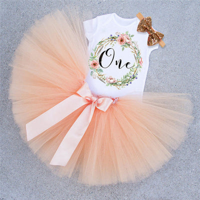 1 Year Baby Girl Clothes Unicorn Party tutu Girls Dress Newborn Baby Girls 1st Birthday Outfits Toddler Girls Boutique Clothing