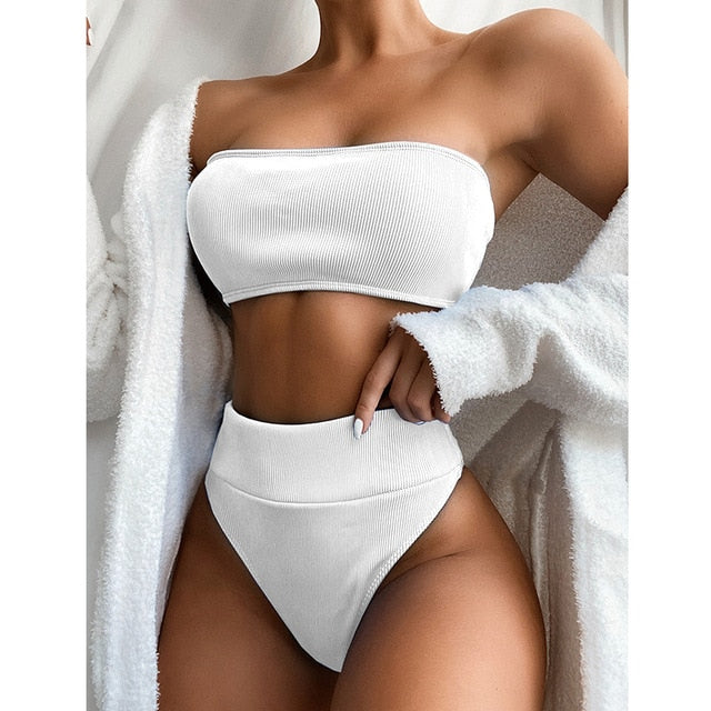 In-X High waist paisley print bikini 2021 Push up swimwear women Underwire swimsuit female Sexy lace bikinis Straps bathing suit