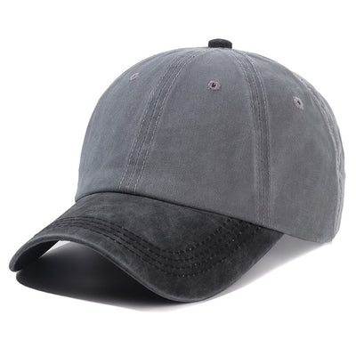 New Unisex Cap Plain Color Washed Cotton Baseball Cap Men & Women Casual Adjustable Outdoor Trucker Snapback Hats Dropshipping