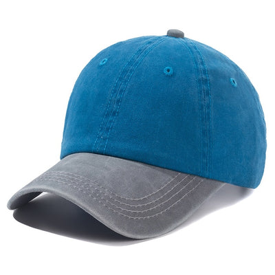 New Unisex Cap Plain Color Washed Cotton Baseball Cap Men & Women Casual Adjustable Outdoor Trucker Snapback Hats Dropshipping