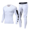 Men&#39;s Running Tracksuit Training Fitness Sportswear Set Compression Leggings Sport Clothes Gym Tight Sweatpants Rash Guard Lycra