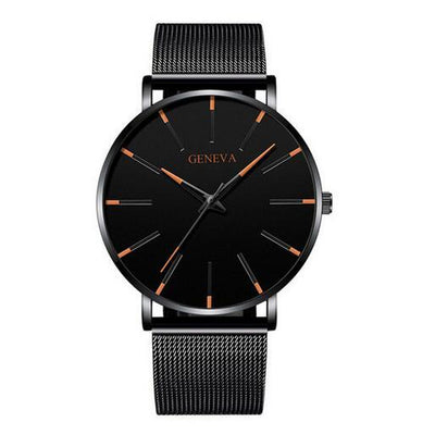 Men Watches 2021 Luxury Male Elegant Ultra Thin Watch Men Business Stainless Steel Mesh Quartz Watch Relogio Masculino Hot Sale