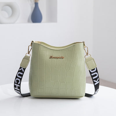 Women Messenger Bags Crocodile Pu Leather Female Crossbody Shoulder Hand bags For Women 2021 High Quality Ladies Handbags