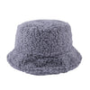 Lamb Faux Fur Bucket Hat Winter Warm Teddy Velvet Hats for Women Lady Thicken Bob Panama Outdoor  Fisherman Hat Caps