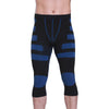 Men's 3/4 Compression Tights Sweatpants Bodybuilding Slimming Compression Pants Men  Breathable Slim Fitness jogger Pants