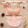 Teenage Girls Lace Underwear Bra Sets Kids Lingerie Undergarments Puberty Girl Underwear Young Girls Panties and Bra Set 12-18T